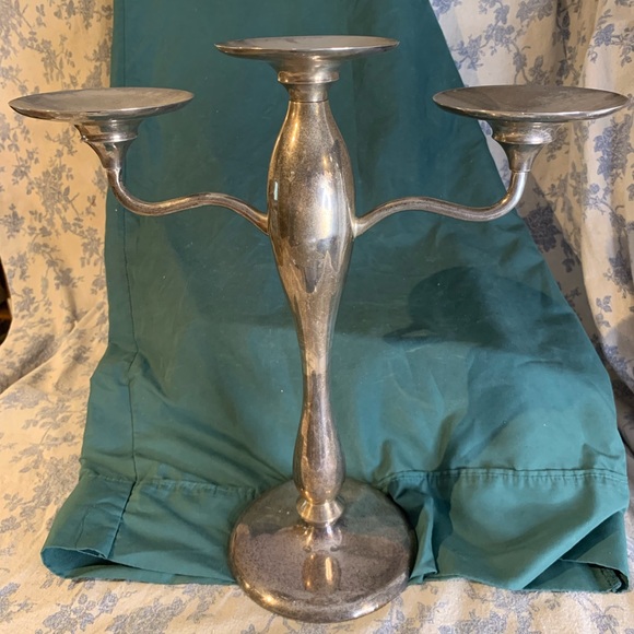 Pottery Barn Maxfield Hotel Candelabra Bougedir 3-Arm Candle Stick Holder 14.5" - Picture 2 of 10